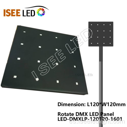 Gire el panel LED Pixel DMX de la tableta